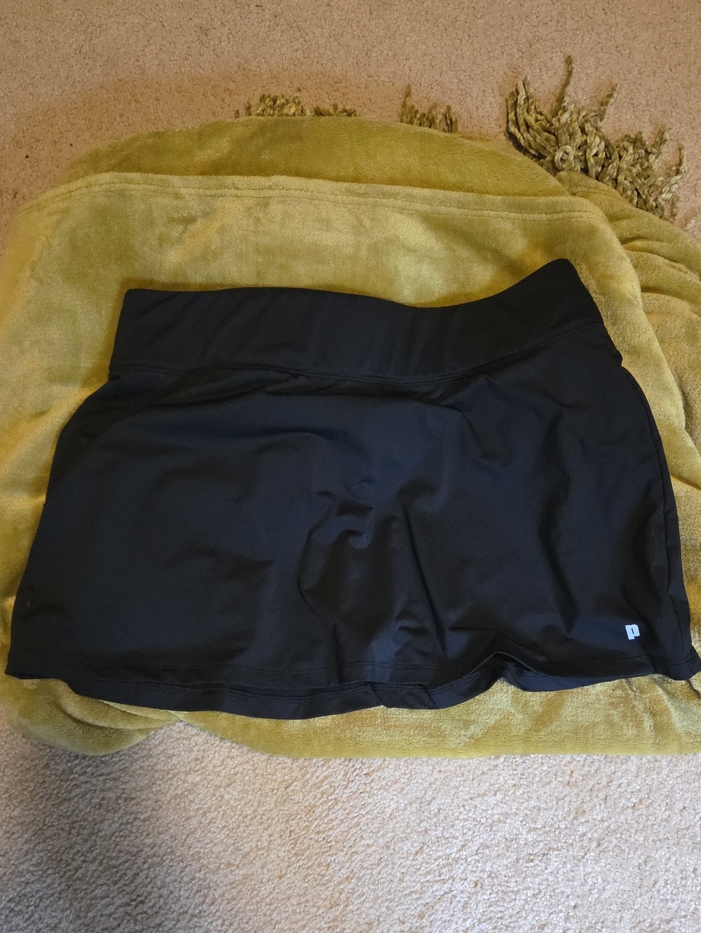 Prince Black Athletic Skort with Built-In Shorts